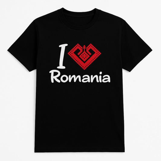 Tricou I Love România